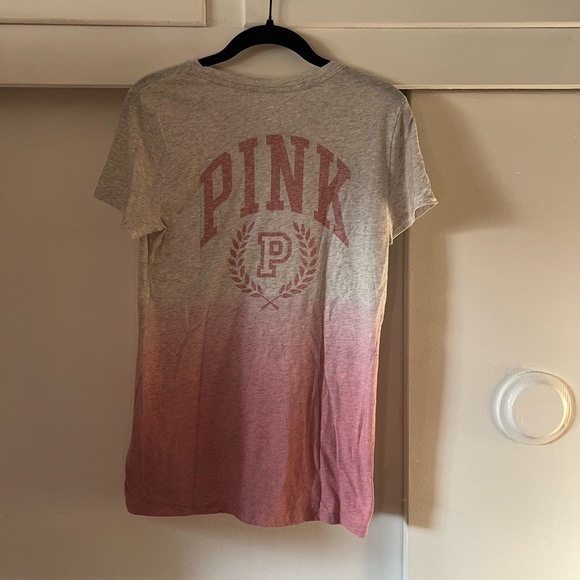 PINK short sleeve gradient tee size SMALL - Picture 1 of 3